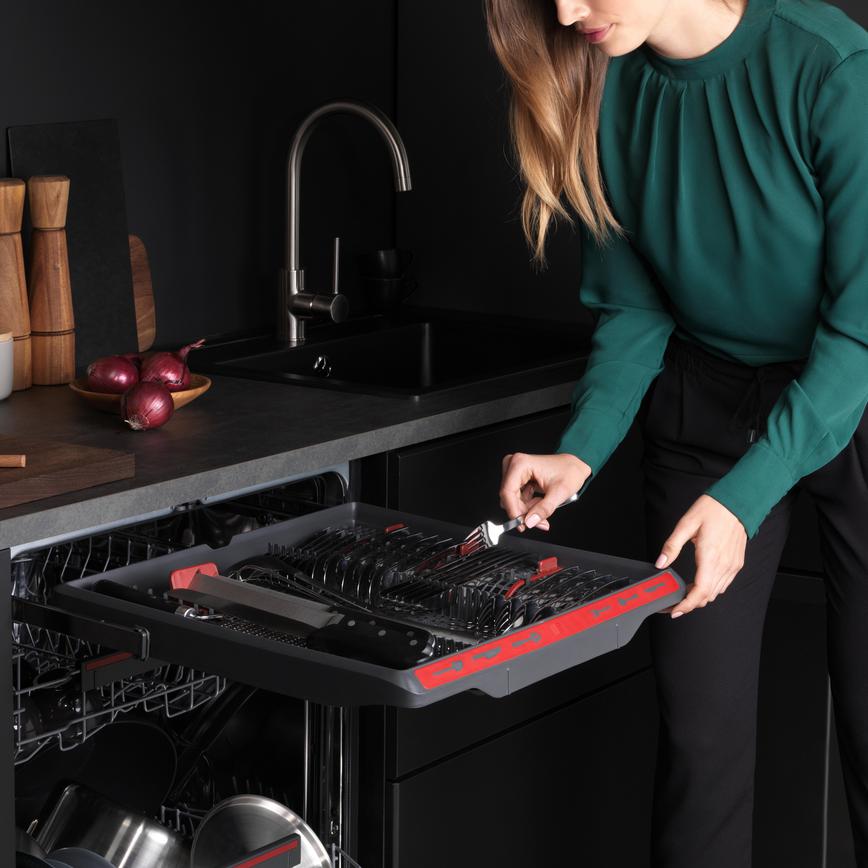 AEG FSK52917Z Integrated Full Size Black Control Panel Dishwasher