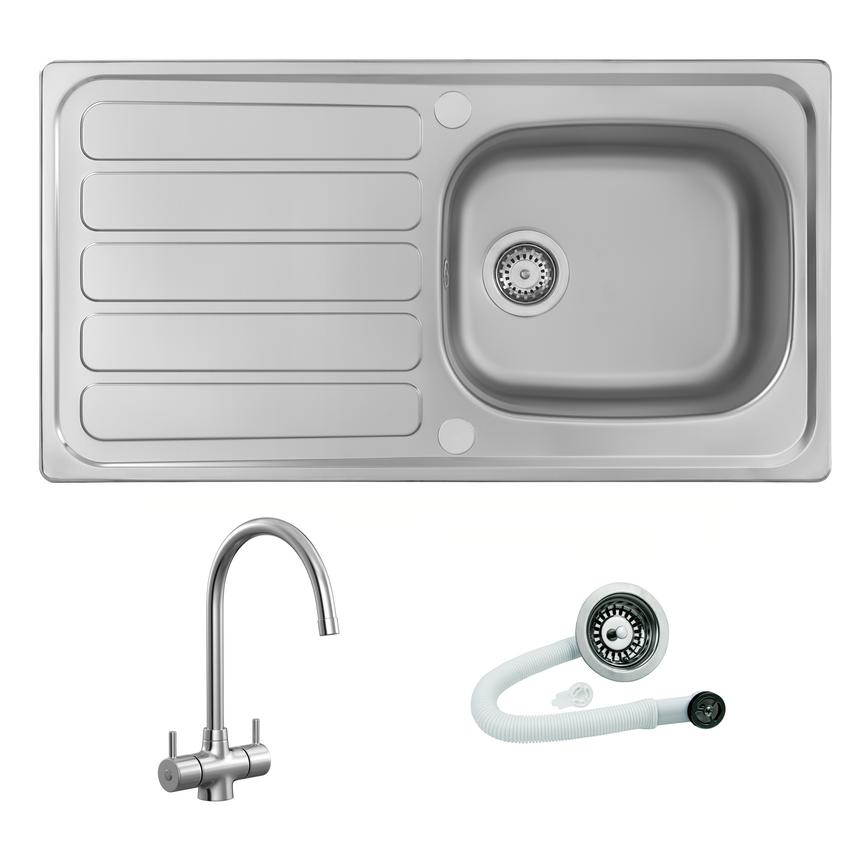 Drayton Sgle Bwl & Rienza Brshd Nkl Tap