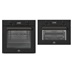 Bertazzoni Pyro / Steam Single OvenandPyro Combi Oven with M/Wave in Carbonio