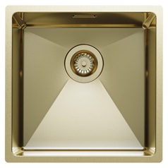 Easton Compact Brushed Brass Sink