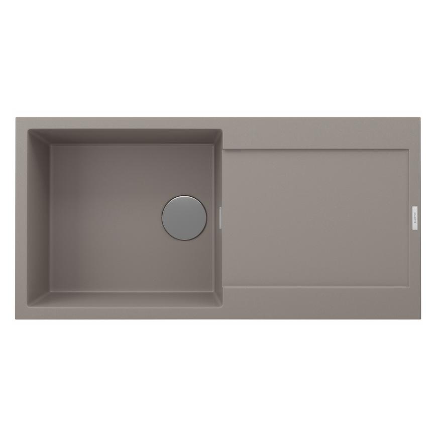 Chasewater Single Bowl Reversible Inset Granite Composite Fossil Kitchen Sink