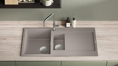 Chasewater Granite Bowl 1.5 Fossil Clerkenwell Reed Green