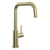 Radstone Right Angled Single Lever Mixer Kitchen Tap Brushed Brass