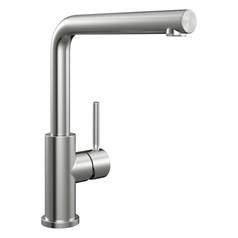 Franke Glenda Satin Stainless Steel Right Angled Mixer Kitchen Tap