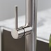 Blackwater Brushed Nickel Swan Neck Pull Out Tap Handle