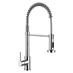 Alvo Professional Chrome J Spout Pull Out Kitchen Tap