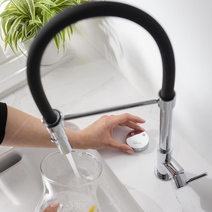 Swich Cold Water Filter on White Worktop