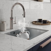 Quooker Flex Stainless Steel Tap boiling water