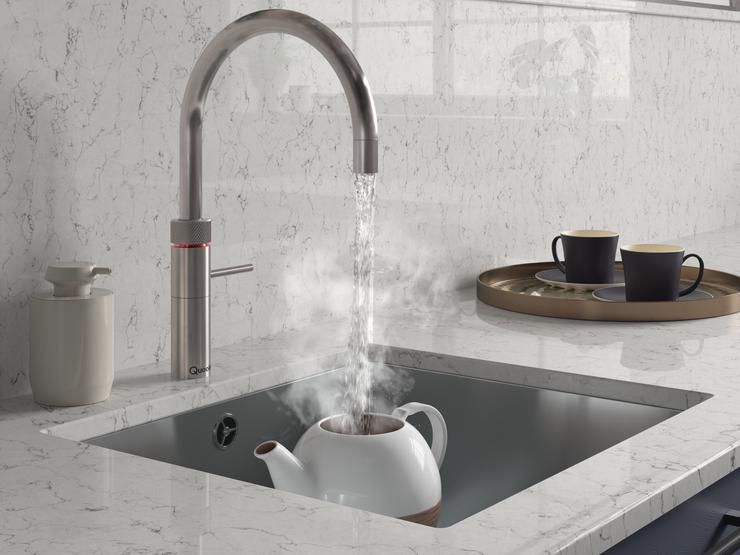 Quooker Fusion Stainless Steel Tap with boiling water