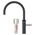 TAP2084 Quooker Swan Black Tap &C old Water Filter