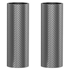 Pronteau Kynance Brushed Nickel Knurled Kitchen Tap Handles