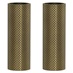 Pronteau Kynance Brushed Brass Knurled Kitchen Tap Handles