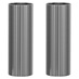 Pronteau Kynance Brushed Nickel Ribbed Kitchen Tap Handles