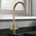 Kynance Aged Brass 3 In 1 Tap Kynance Aged Brass Ribbed Handle