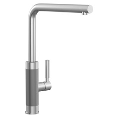 Franke L Spout Brushed Steel Tap
