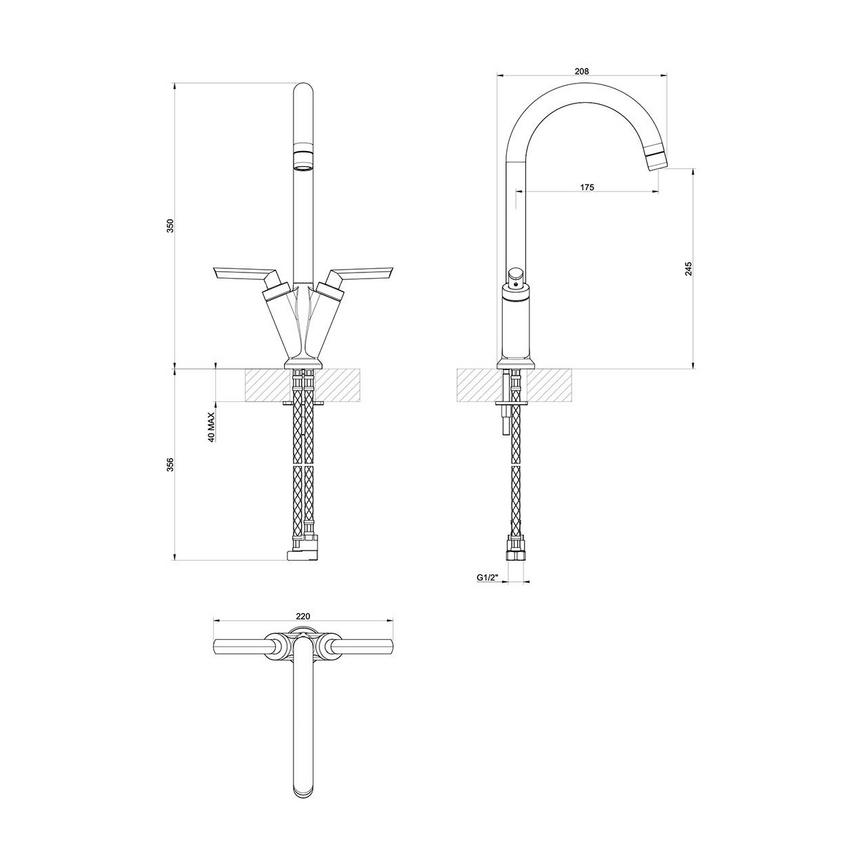 Velino Chrome Mixer Tap