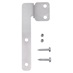 100mm x 37mm x 13mm Stainless Steel Handleless Wortkop Profile External Corner Return Bracket