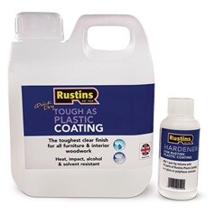 Rustin's Plastic Coating & Hardener 1L