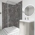 Howdens Marbre Palazio MDF Shower Panel Shower