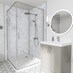 Howdens Marmo Treviso MDF Shower Panel Shower
