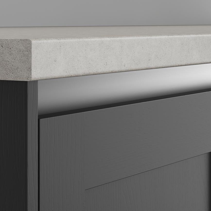 Mercury Stone Bullnose Worktop Edge Close Up