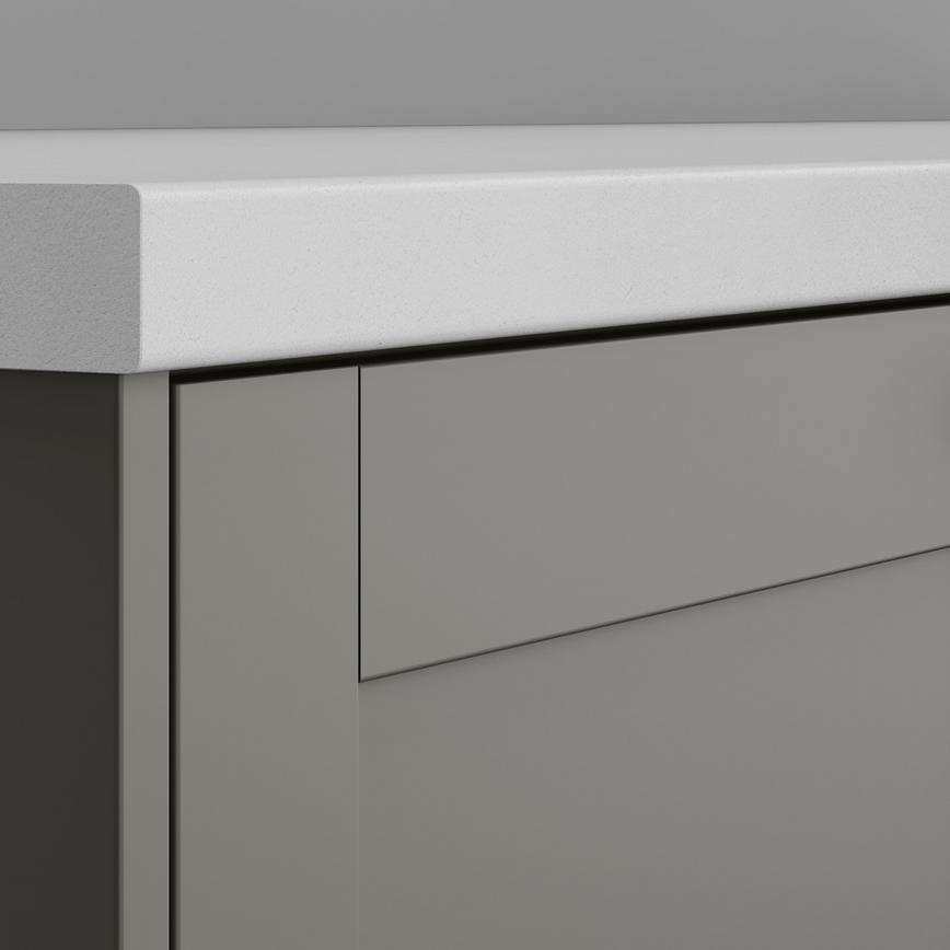 Arctic Stone Bullnose Worktop Edge Close Up