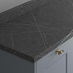 Grey Marble Laminate Worktop Angled View of Edge Profile