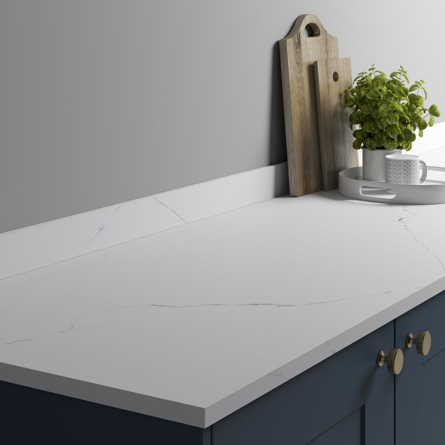 Azzurro Vena 22mm 3m Worktop