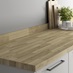 Staved Oak 38mm Worktop, Staved Oak 3m Upstand