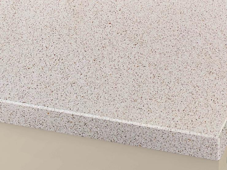 White quartz chamfered profile