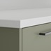 Aspen Crystal Double Bevel Profile 30mm Quartz Worktop