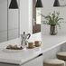Lyskam White 30mm Quartz Worktop
