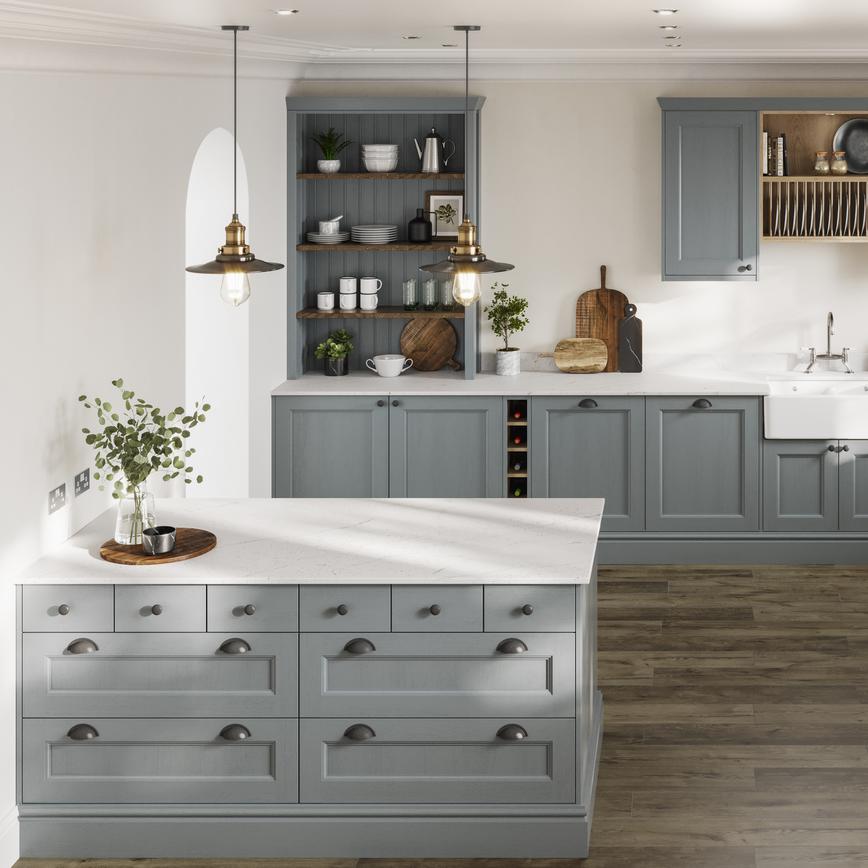 Bespoke Silestone Eclectic Pearl Quartz Workto