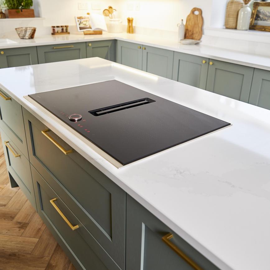 Bespoke Silestone 20mm Eternal Calacatta Gold Quartz Worktop