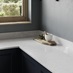 White Marble Quartz Worktop Cameo (Lagoon)
