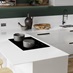 Miami White Quartz Breakfast Bar