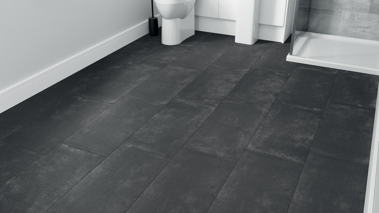 Tenacity Engineered Stone Black Tile