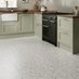 Oake and Gray Light Terrazzo XL Luxury Rigid Vinyl Flooring with Integrated Underlay 2.62m² Pack in Howdens Kitchen