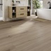 Oake and Gray Espresso Oak XL Luxury Rigid Vinyl Flooring with Integrated Underlay 1.7m² Pack in a Bathroom