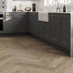 Karndean Korlok Herringbone Canadian Urban Oak Luxury Vinyl Flooring with Pre-Attached Underlay 3.00m² Pack