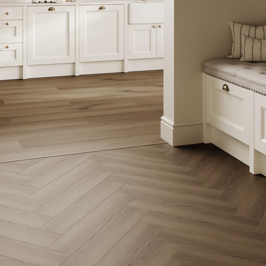 Oake and Gray Espresso Oak XL Luxury Rigid Vinyl Flooring Featuring Elmbridge Porcelain