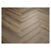 Oake&Gray Rigid Vinyl XL Herringbone Espresso Oak Angle