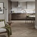 Karndean Korlock Canadian Urban Oak Straight Herringbone Layout