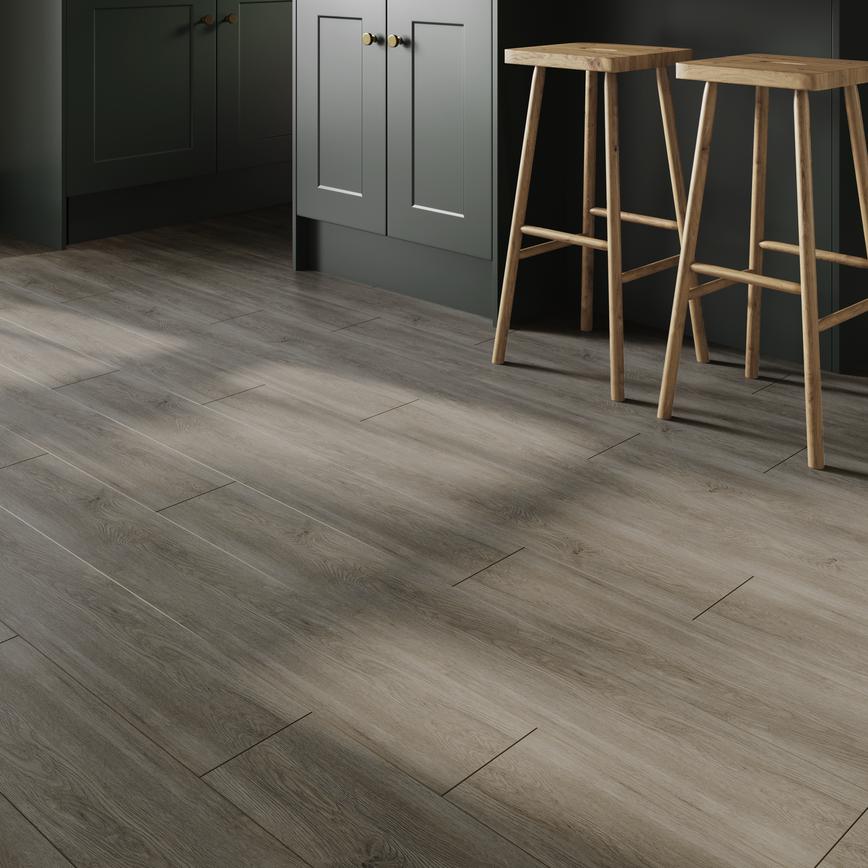 Oake & Gray Premium LVT Pearl Grey Oak