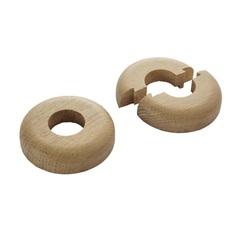 F Solid Light White Oak Pipe Rose (Pack of 2)