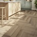 Espresso Oak Herringbone