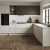 Warm Oak Herringbone Kitchen Main Shot