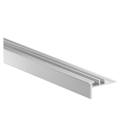 Quick-Step Incizo 2.15m x 71mm White Aluminium Rigid Vinyl Stair Subprofile