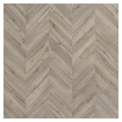 Howdens Professional Chevron Light Oak Laminate Flooring 2.53m² Birdseye View