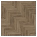 Oake & Gray Herringbone Timeless Oak Luxury Rigid Vinyl Flooring with Integrated Underlay 1.97 m² Birdseye View 3